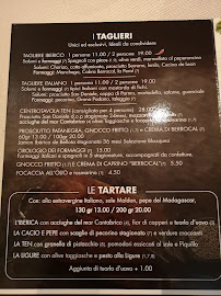 Menu / carte de TEN Restaurant à Ferrara