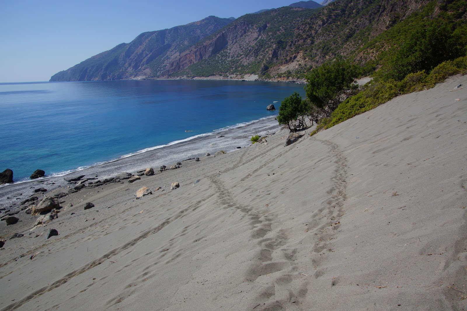 Photo of Ag. Pavlos beach with very clean level of cleanliness