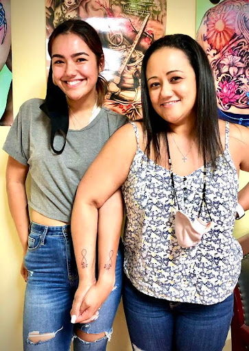 Explore violet tattoo ideas, creative tattoo ideas in Garden Grove, available at Anna Hang Tattoo