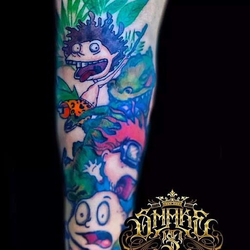 Explore norse sleeve tattoo ideas, creative tattoo ideas in Vancouver, available at Studio X Tattoos & Piercings