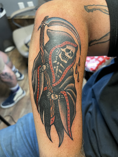 Explore mars attacks tattoo ideas, creative tattoo ideas in Seymour, available at 3 Sevens Tattoo