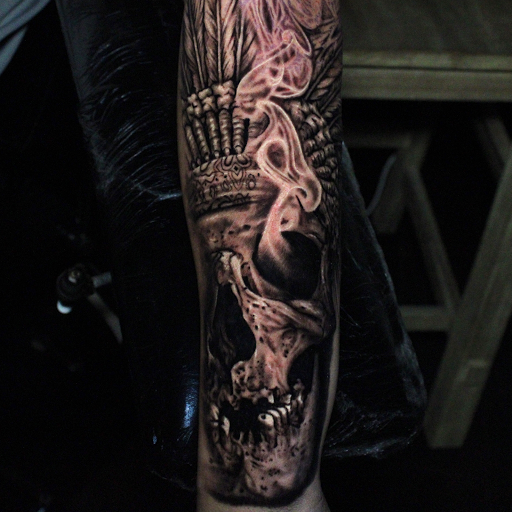 Explore john wayne tattoo ideas, creative tattoo ideas in Addison, available at Cat Tattoo