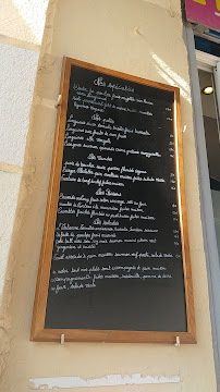 Menu / carte de L'effet clochette à Marseille