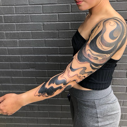 Explore rip tattoo ideas for females, creative tattoo ideas in Nashville, available at Chipper Harbin Tattoos