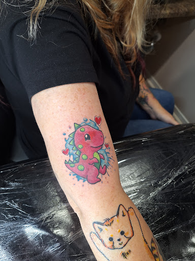 Explore texas longhorn tattoo ideas, creative tattoo ideas in Wabash, available at Filament Tattoo Co.