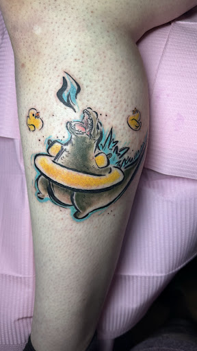 Explore mens name tattoo ideas, creative tattoo ideas in Seattle, available at Medusa Tattoo