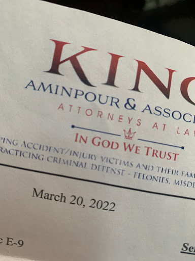 Personal Injury Attorney «King Aminpour Car Accident Lawyer», reviews and photos