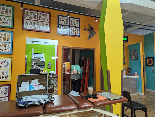 Explore doom tattoo ideas, creative tattoo ideas in Shakopee, available at Crazy Lady Ink LLC