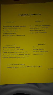 Il Carroccio à Dalmine menu