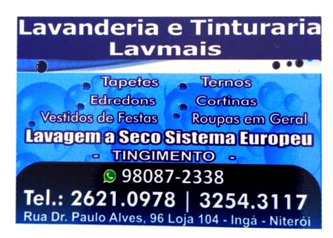 Logo da empresa - Lavanderia e Tinturaria Lavmais