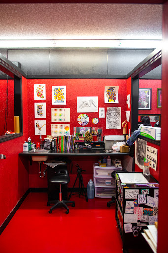 Explore back of the leg tattoo ideas, creative tattoo ideas in Seattle, available at Absolute Ink