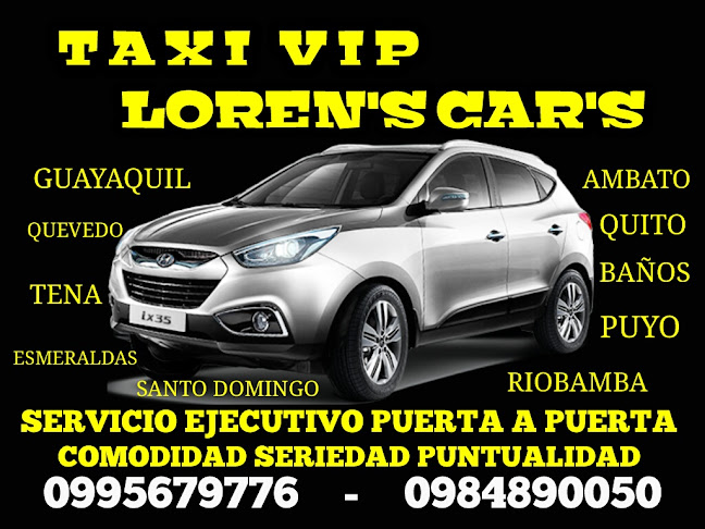 Opiniones de LORENS CAR'S TAXI VIP PUERTA A PUERTA en Ambato - Servicio de transporte