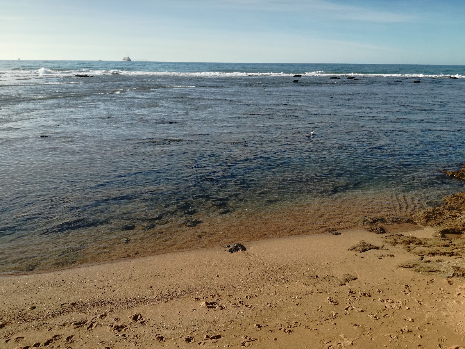 Foto van Spiaggia Della Vela met kleine baai