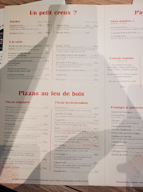 Carte du Restaurant La Pizza à Le Puy-en-Velay