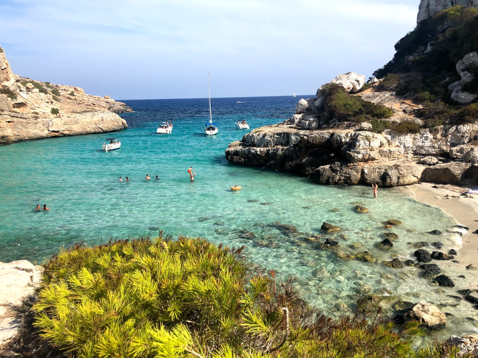 Cala Marmols的照片 带有微海湾