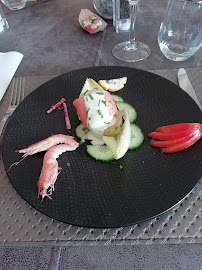 Saumon fumé du Restaurant français Auberge du Relais à Varengeville-sur-Mer - n°2