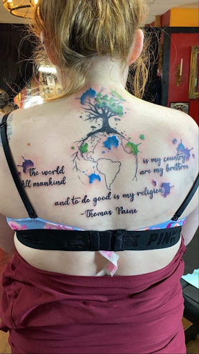 Explore outcast tattoo ideas, creative tattoo ideas in Fort Worth, available at Darkside of Texas Tattoo & Piercing