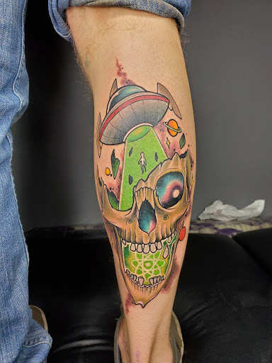 Explore tattoo ideas for women on thigh, creative tattoo ideas in Orem, available at Hearts and Hands Tattoo and Piercing