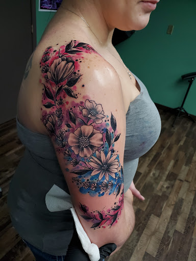 Explore heart tattoo ideas with names, creative tattoo ideas in Wabash, available at Steel Rose Tattoo Studio