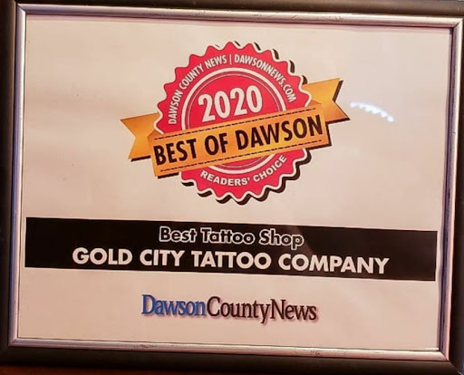 Tattoo Shop «Gold City Tattoo Company», reviews and photos, 66 S 400 Center Ln #200, Dawsonville, GA 30534, USA