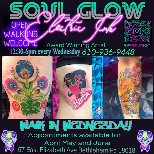 Explore word tattoo ideas for females, creative tattoo ideas in Bethlehem, available at Soul Glow Electric Ink