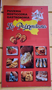 Restaurant La Palermitana à Anzio (le menu)