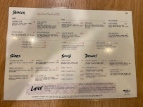 Restaurant Shiso Burger Saint Michel à Paris - menu / carte