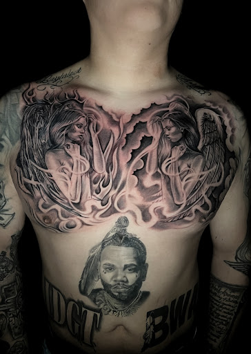 Explore number 7 tattoo ideas, creative tattoo ideas in Silver City, available at Independent Ink Tattoo