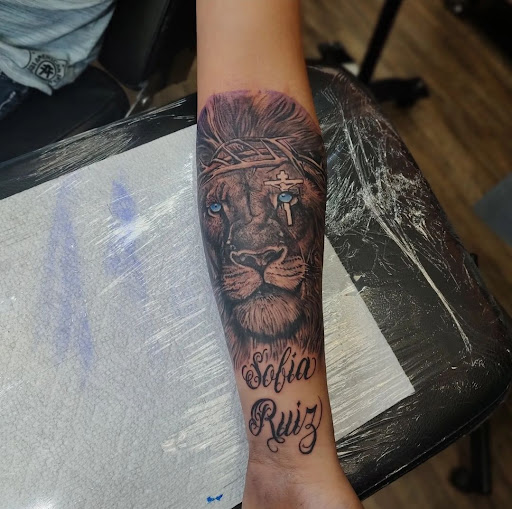 Explore ape tattoo ideas, creative tattoo ideas in Mesa, available at Ranger Tattoo & Piercing