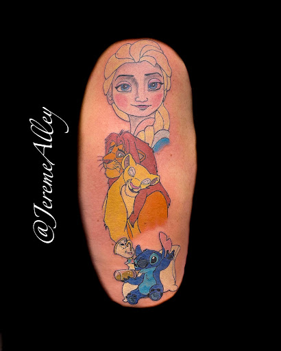 Explore whimsical tattoo ideas, creative tattoo ideas in Belmont, available at Phoenix Tattoo