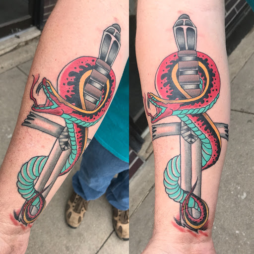 Explore sunshine tattoos ideas, creative tattoo ideas in Kearney, available at Bread N Butter Tattoo