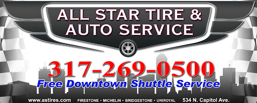 Tire Shop «All Star Tire & Auto Service Company, Inc.», reviews and photos, 534 N Capitol Ave, Indianapolis, IN 46204, USA