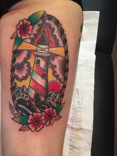 Explore neck tattoos for women ideas, creative tattoo ideas in Sioux Falls, available at Permanent Addictions