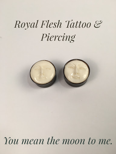 Explore side of head tattoo ideas, creative tattoo ideas in Chicago, available at Royal Flesh Tattoo and Piercing