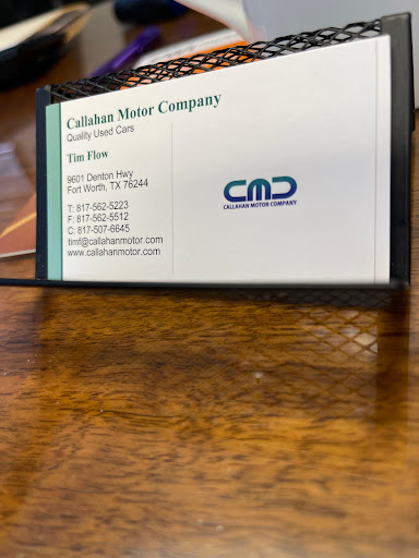 Used Car Dealer «Callahan Motor Company LLC», reviews and photos, 9601 Denton Hwy, Fort Worth, TX 76244, USA