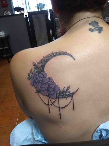 Explore back leg tattoo ideas, creative tattoo ideas in Orangevale, available at Black Rose Tattoo & Body Piercing