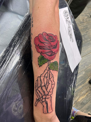 Explore umbrella tattoo ideas, creative tattoo ideas in El Paso, available at American Tattoo Society of Ft Bliss