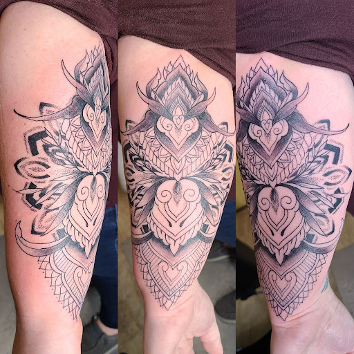 Explore tattoo ideas for boyfriend, creative tattoo ideas in Seymour, available at Popseys Electric Tattooing Co.