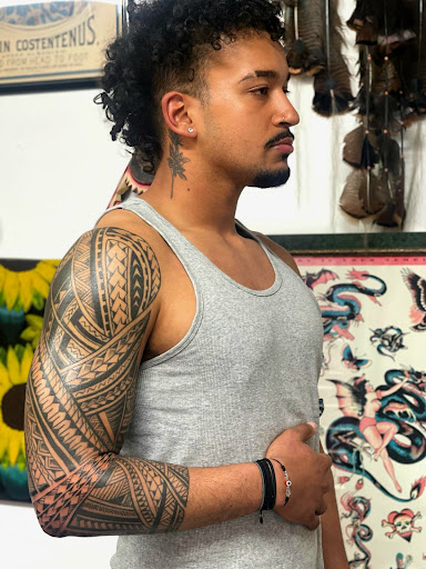 Explore men's clock tattoo ideas, creative tattoo ideas in Butler, available at Red Parlour Tattoo & Piercing NJ