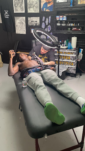 Explore overdose tattoo ideas, creative tattoo ideas in Lubbock, available at Pura Envidia Tattoo Shop