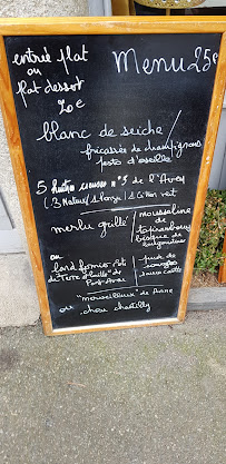 Restaurant Les 3 Buis à Pont-Aven menu