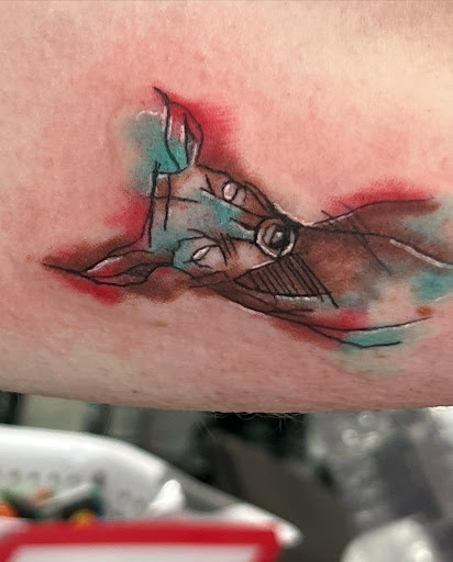 Explore castle tattoo ideas, creative tattoo ideas in Port Aransas, available at Island Ink studio