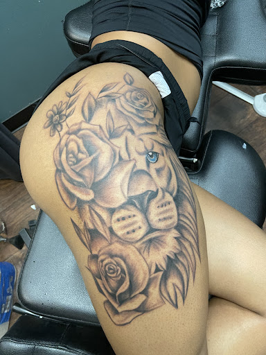 Explore kiss lip tattoo ideas, creative tattoo ideas in Somerset, available at Benny binnu tattoo