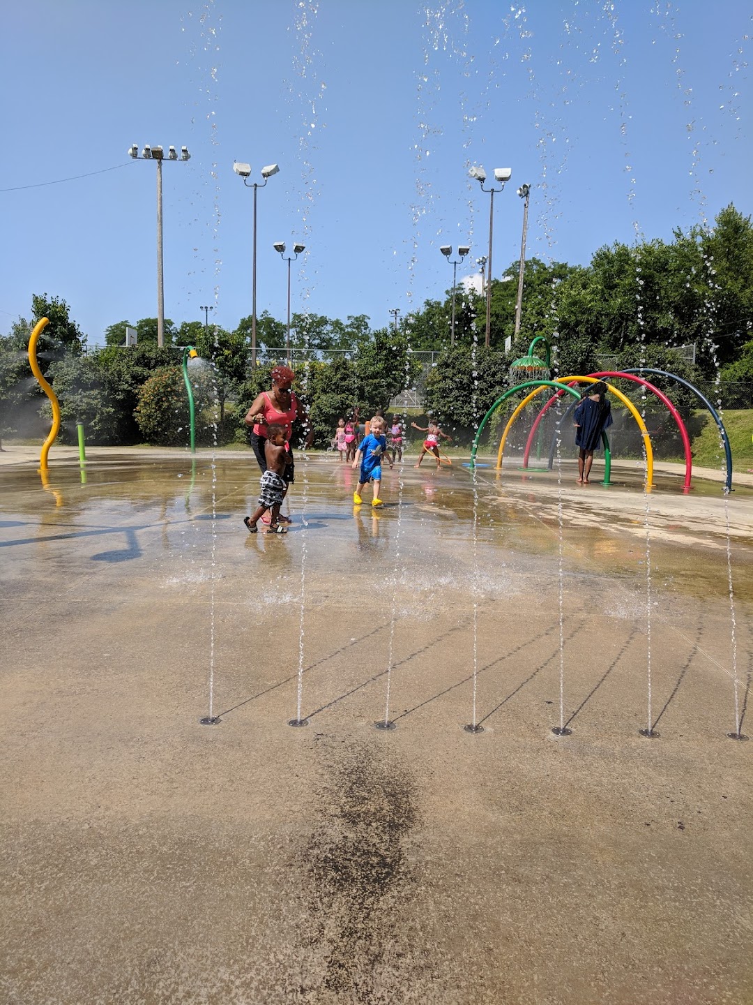 Troy Hill Spray Park in the city Pittsburgh