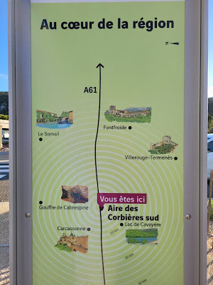 Aire des Corbières Sud - A61 à Capendu