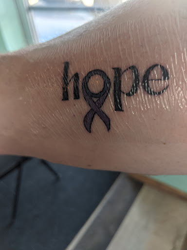 Explore name hand tattoo ideas, creative tattoo ideas in Indianapolis, available at Irish Ink Tattoo and Piercing