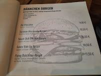 Burgerado à Bochum menu
