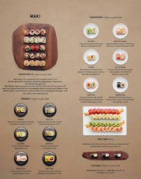 Menu / carte de Sticks'n'Sushi à Berlin