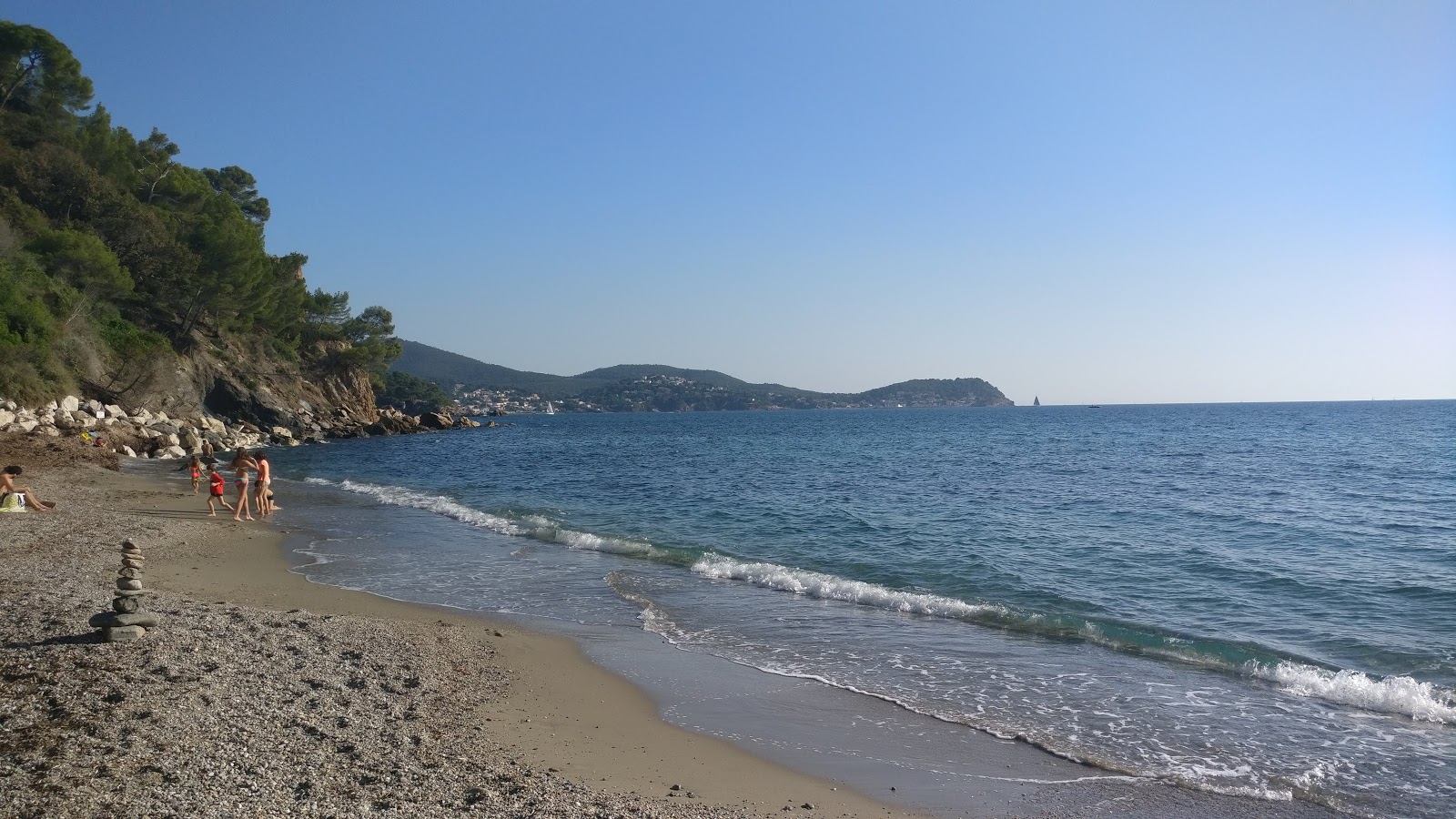 Valokuva Plage le Pin de Galleista. puhtaustasolla korkea