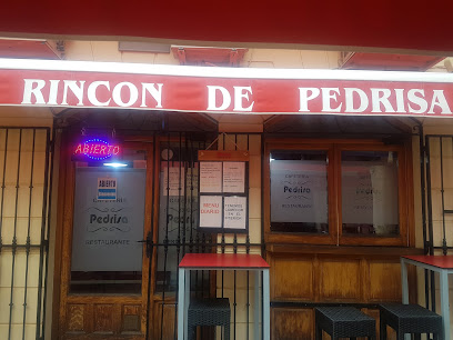 CAFETERÍA RESTAURANTE EL RINCóN DE PEDRISA.